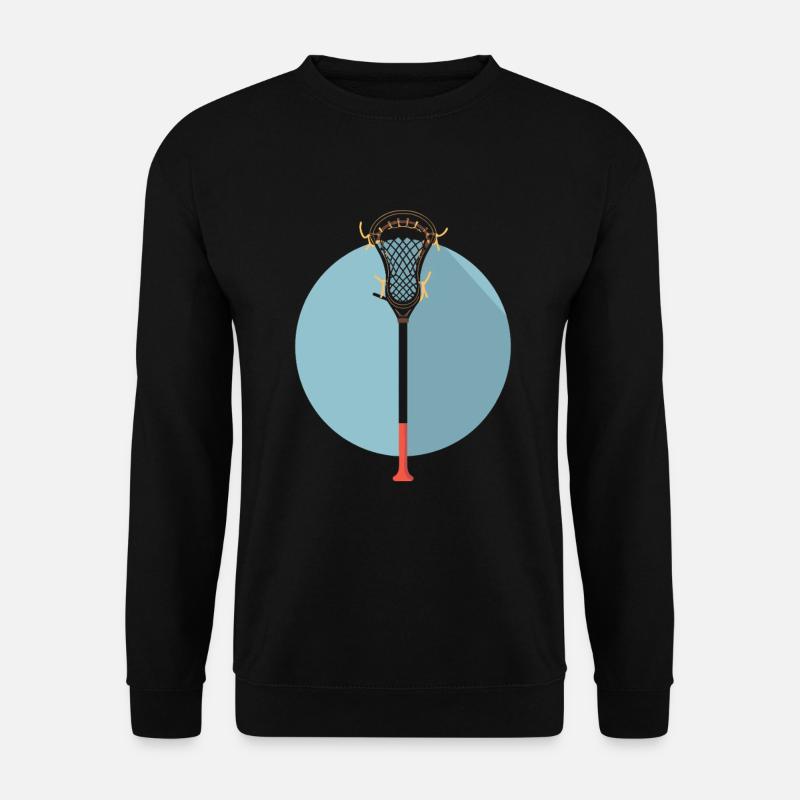 Lacrosse Stick Graphic - Unisex Sweatshirt - black