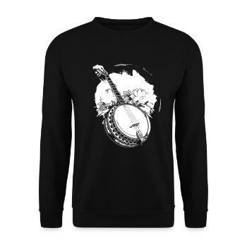 Banjo - Unisex Sweatshirt - black - Front - Alina (178cm) & Michal (187cm)