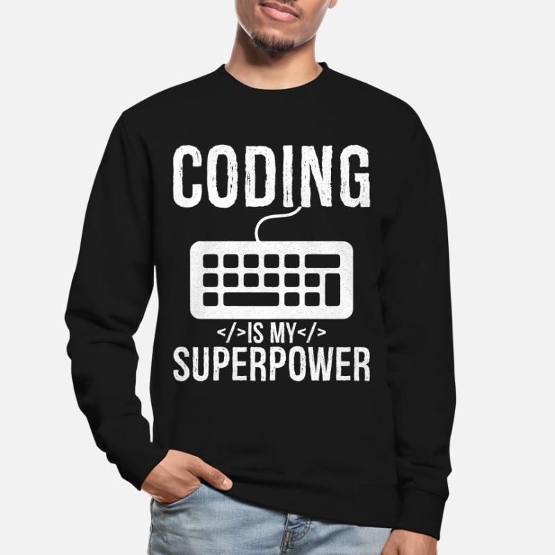 coding is my superpower Unisex Pullover