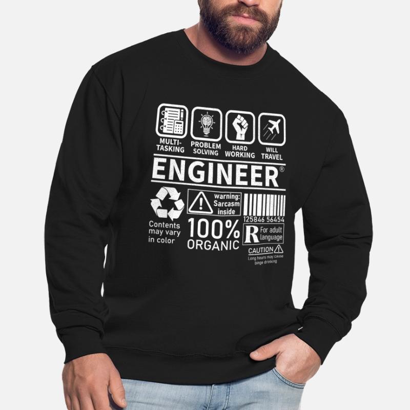engineer multitasking problem solving hard working Unisex Sweatshirt