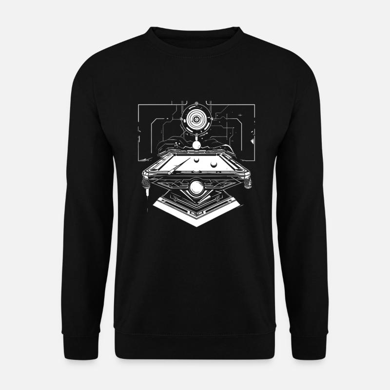 Billiards Steampunk - Unisex Sweatshirt - black