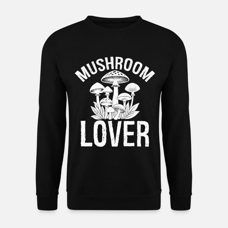 Mushroom Lover - Unisex Pullover - Schwarz