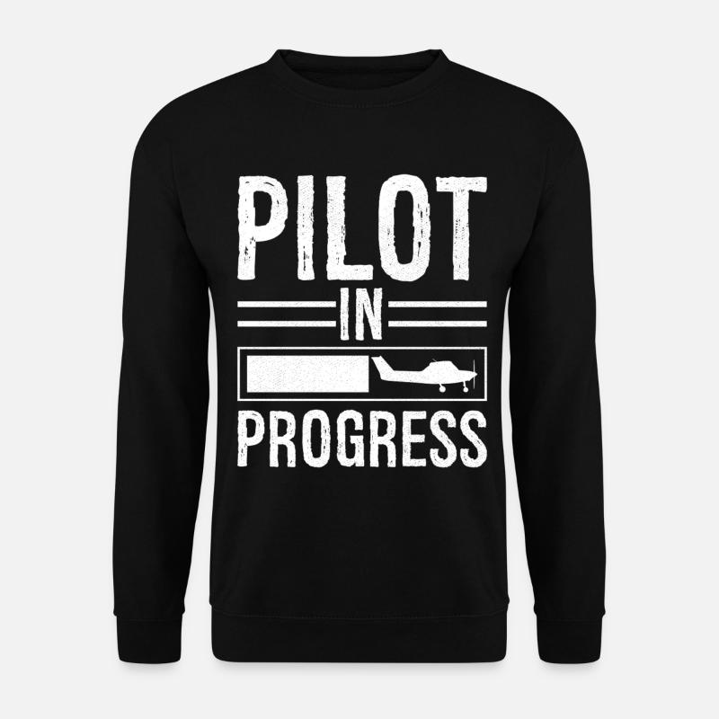 Pilot In progress - Unisex Sweatshirt - black