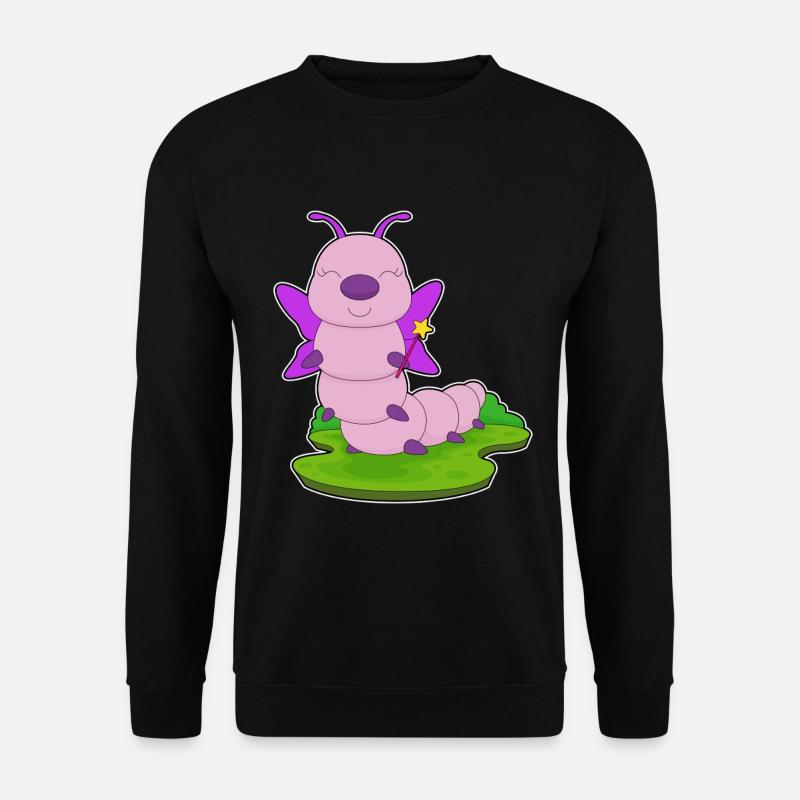 Baguette de fée chenille - Sweat-shirt Unisexe - noir