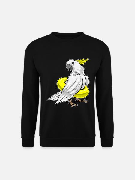 Nage de perroquets Ring Été - Sweat-shirt Unisexe - noir