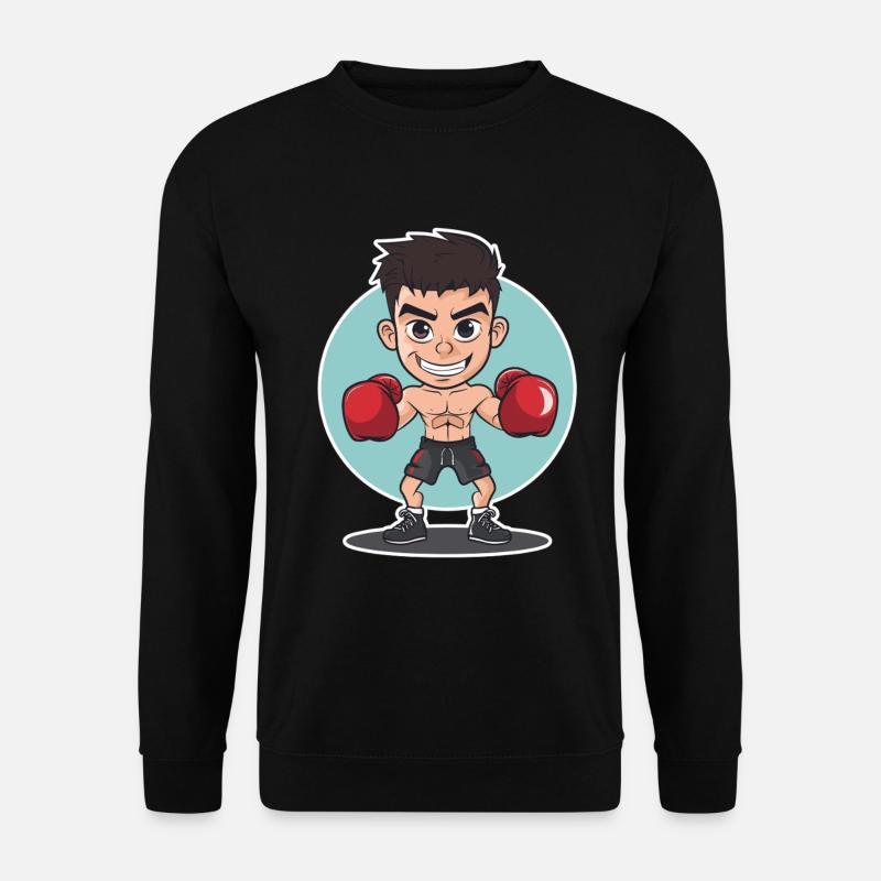 Boxer Comic Look - Unisex Sweatshirt - black
