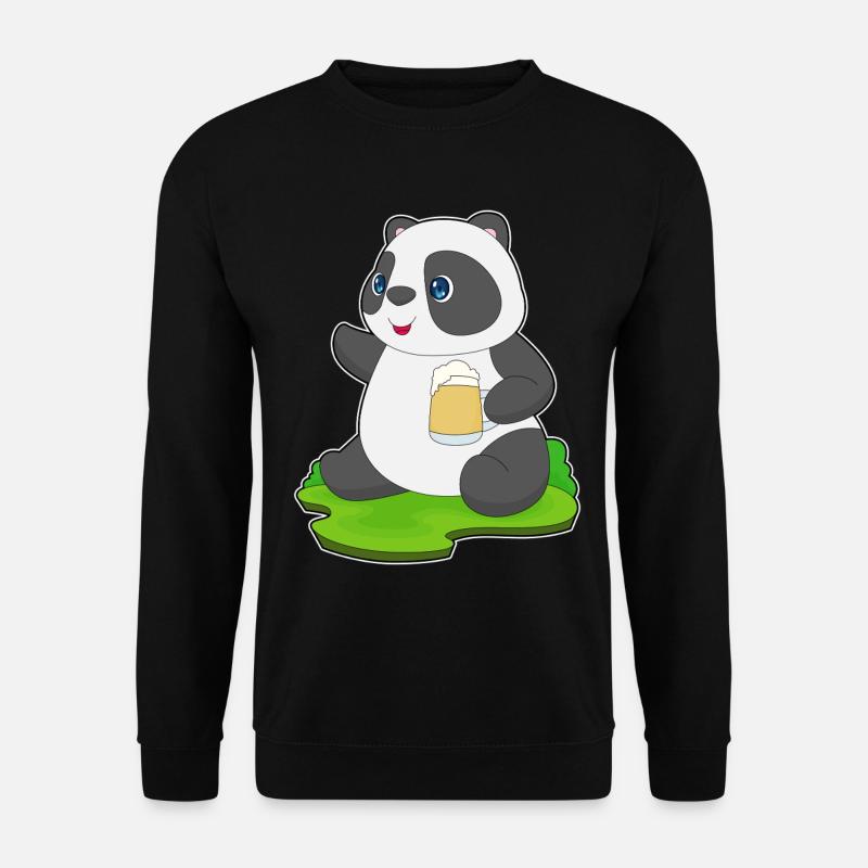 Bière Panda - Sweat-shirt Unisexe - noir
