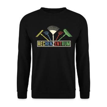 Centre de données drôle hobby jardinier cadeau - Sweat-shirt Unisexe - noir - Devant - Alina (178cm) & Michal (187cm)