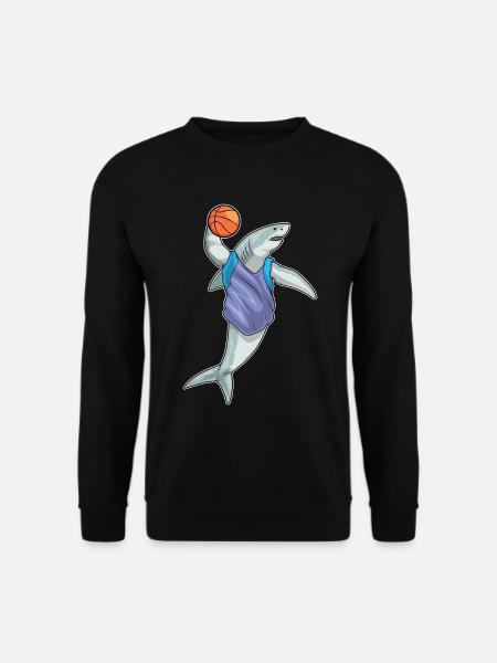 Requin Basketteur Basketteur - Sweat-shirt Unisexe - noir