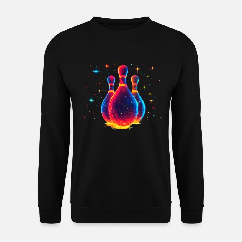 Oldschool Bowling - Unisex Pullover - Schwarz