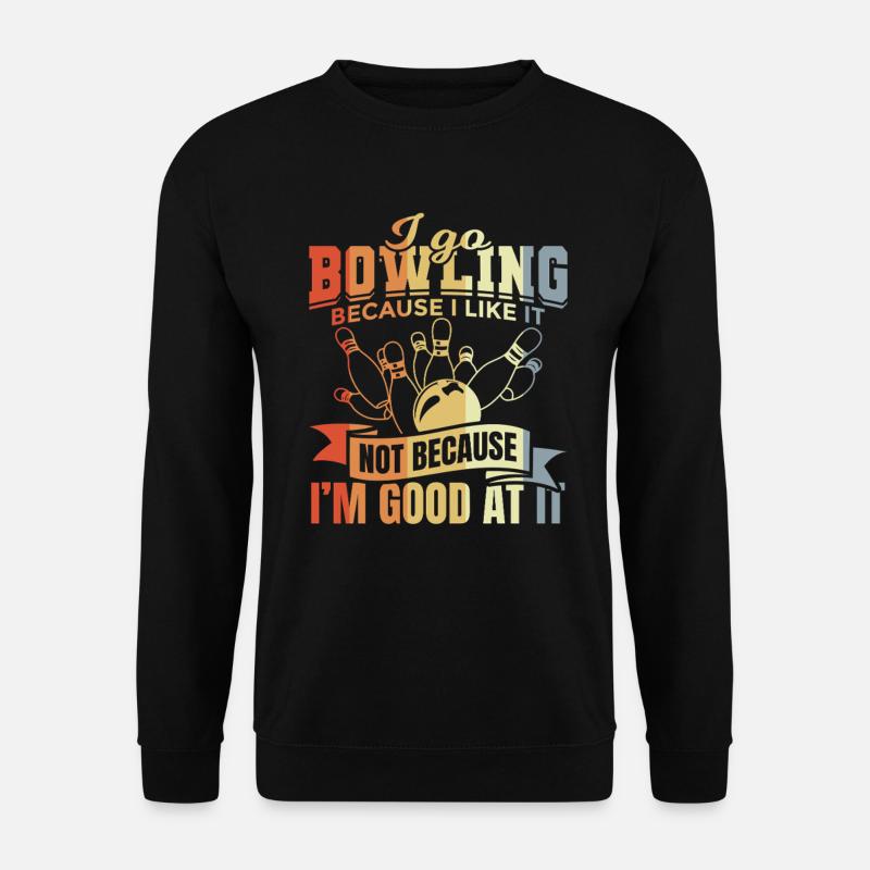 Bowling joke - Unisex Sweatshirt - black
