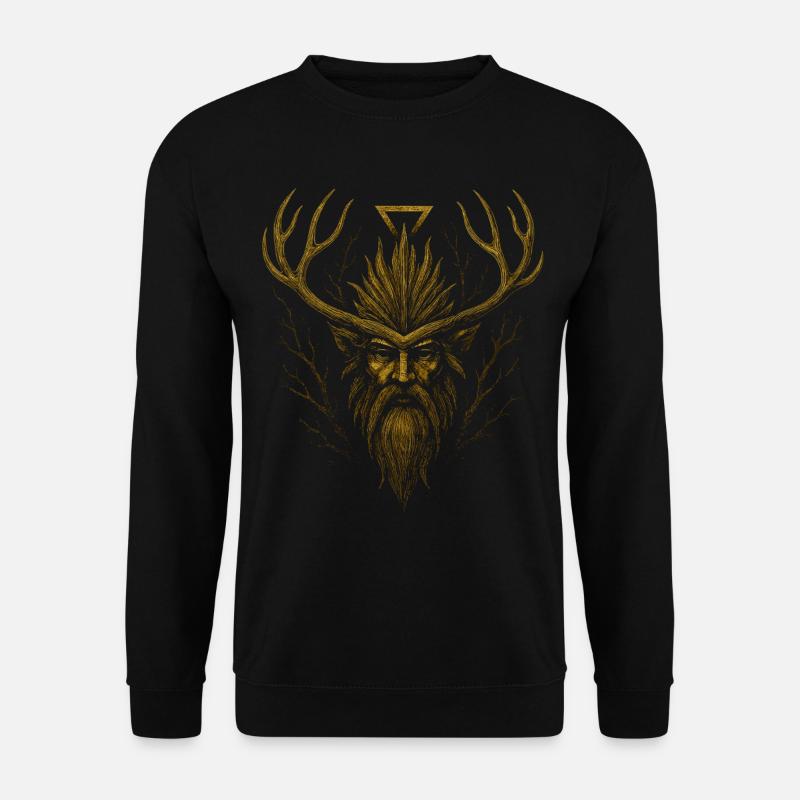 Leshy | Earth Element Forest Guardian - Unisex Sweatshirt - black