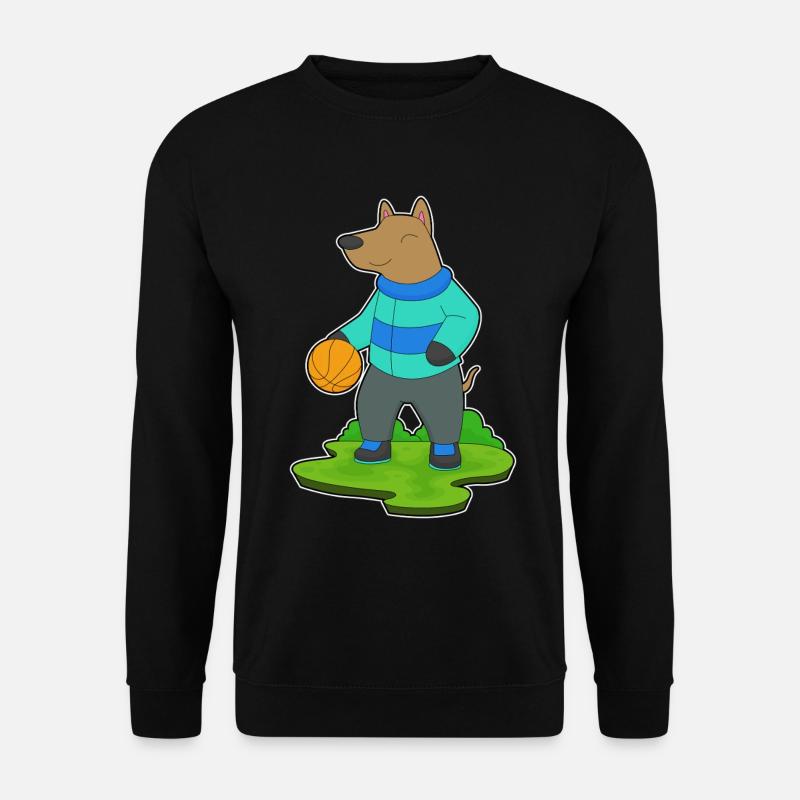 Chien Basketteur Basketteur - Sweat-shirt Unisexe - noir