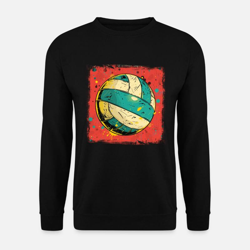 Volleyball Graphics - Unisex Sweatshirt - black