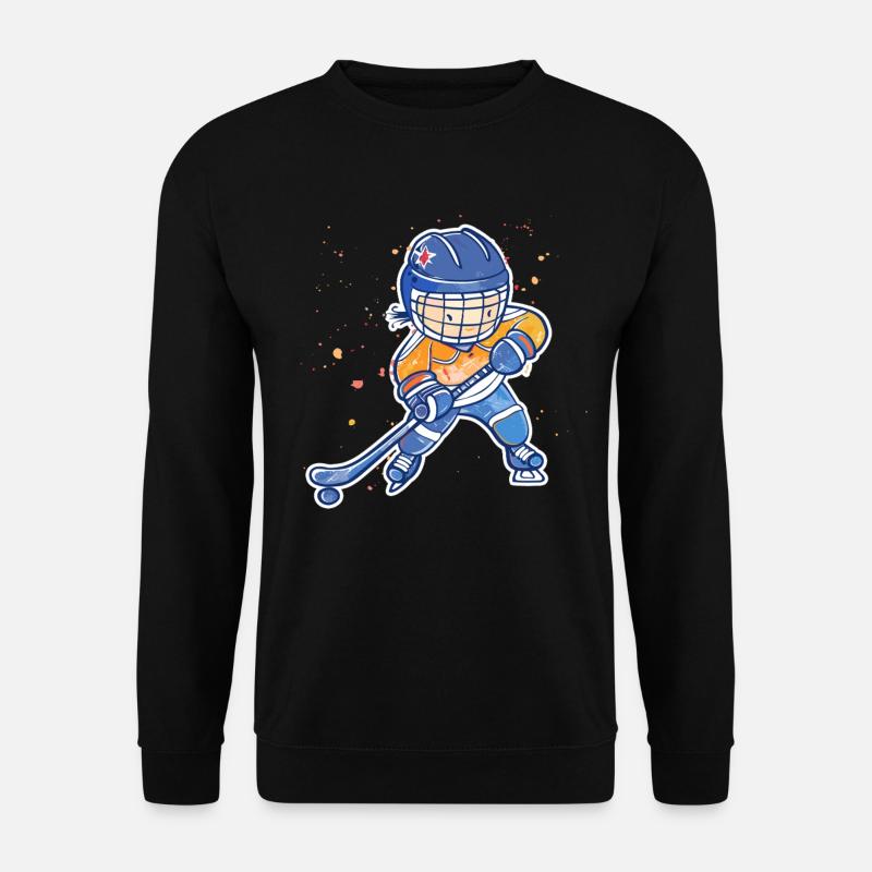 Kleiner Eishockeyspieler - Unisex Sweatshirt - black