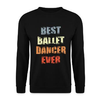 Meilleur danseur de ballet - Sweat-shirt Unisexe - noir - Devant - Alina (178cm) & Michal (187cm)