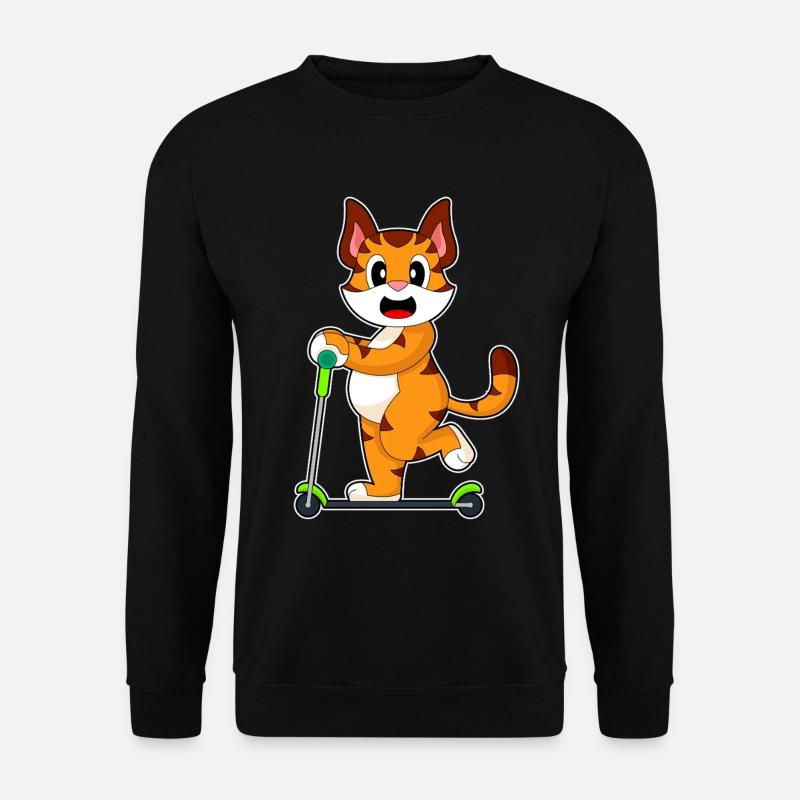 Tiger Scooter - Unisex Pullover - Schwarz