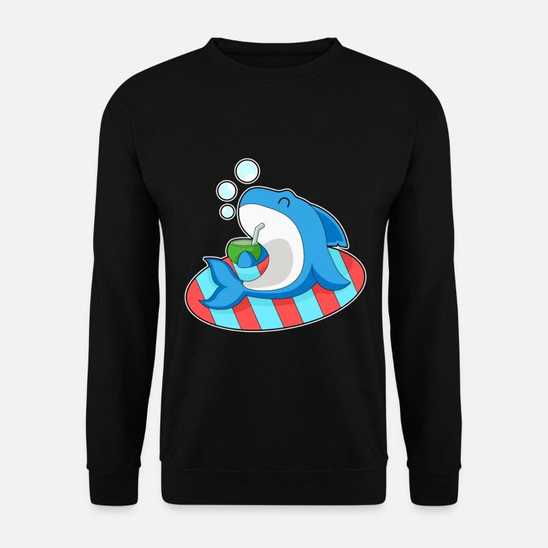 Requin Été Noix de - Sweat-shirt Unisexe - noir