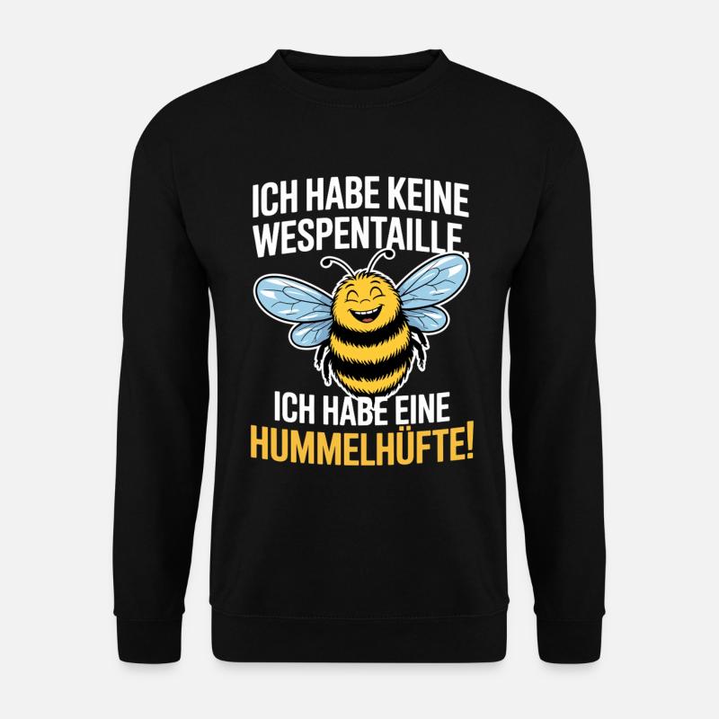 Ich Habe Eine Hummelhüfte Body Positivity Frauen - Unisex Pullover - Schwarz