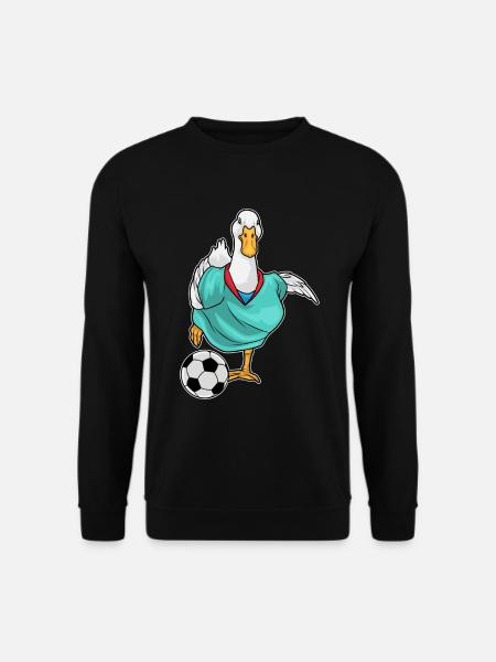 Duck Soccer Player Soccer - Unisex Sweatshirt - black