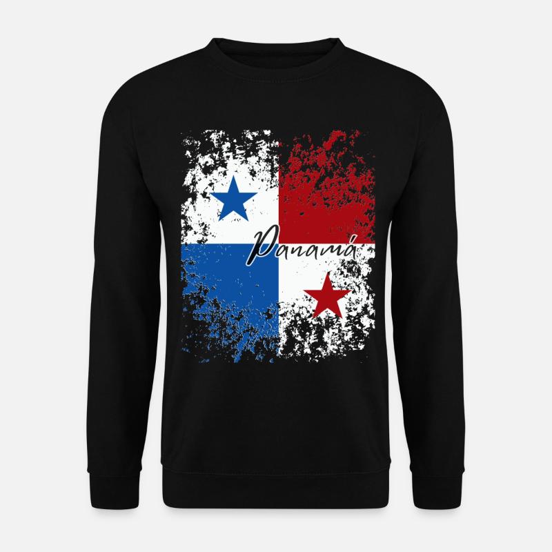 Fierté panaméenne, drapeau panaméen - Sweat-shirt Unisexe - noir