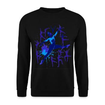 tanzen ballet4 - Unisex Pullover - Schwarz - Vorne - Alina (178cm) & Michal (187cm)