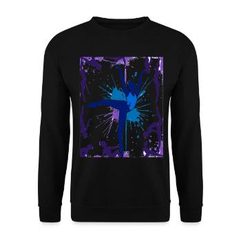 Gymnastique Gymnastique Acrobatie Gymnastique artistique - Sweat-shirt Unisexe - noir - Devant - Alina (178cm) & Michal (187cm)