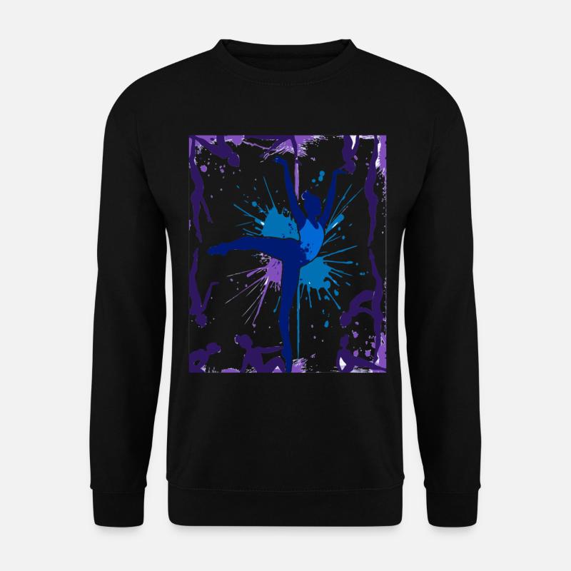 Turnen Turnerin Gymnastik Akrobatik Kunstturnen - Unisex Pullover - Schwarz