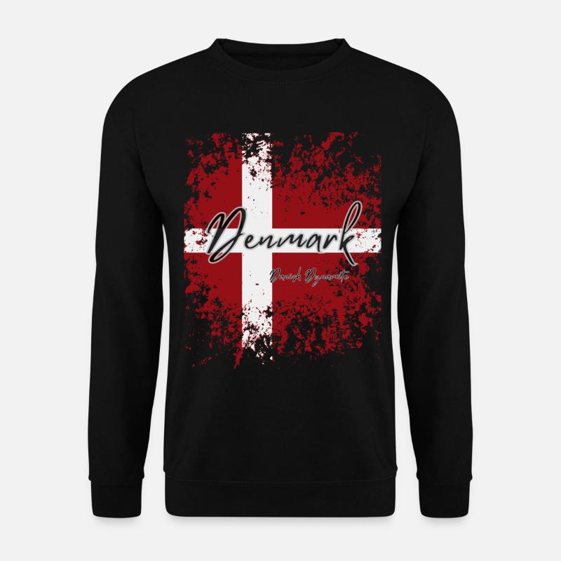 Danish pride, proud Dane - Unisex Sweatshirt - black