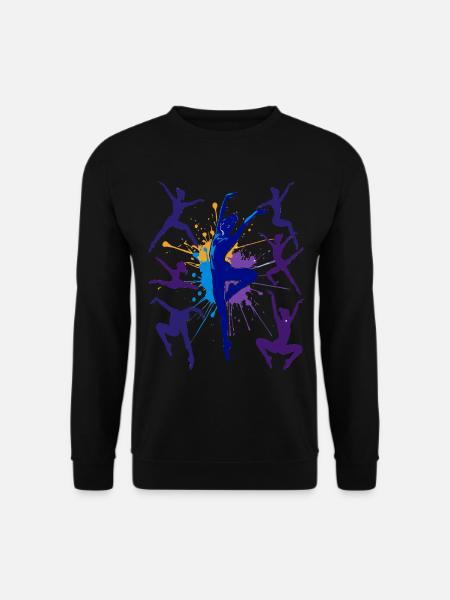Turnen Turnerin Gymnastik Akrobatik Kunstturnen - Unisex Pullover - Schwarz