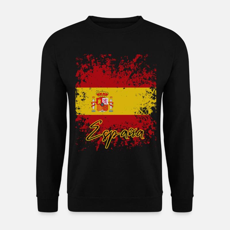 Fierté espagnole, drapeau de l’Espagne - Sweat-shirt Unisexe - noir
