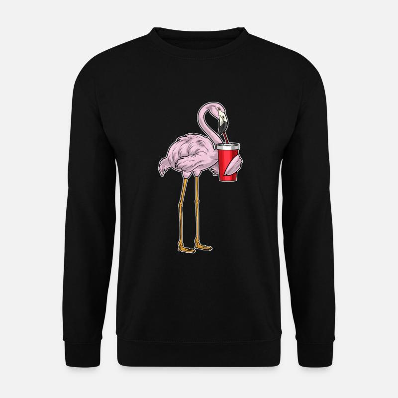 Boisson Flamingo - Sweat-shirt Unisexe - noir