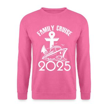 Croisière famille 2025 - Sweat-shirt Unisexe - rose - Devant