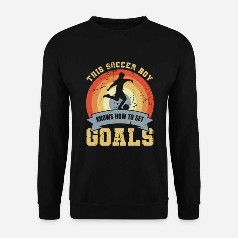 Jungen Fußball - Unisex Pullover - Schwarz
