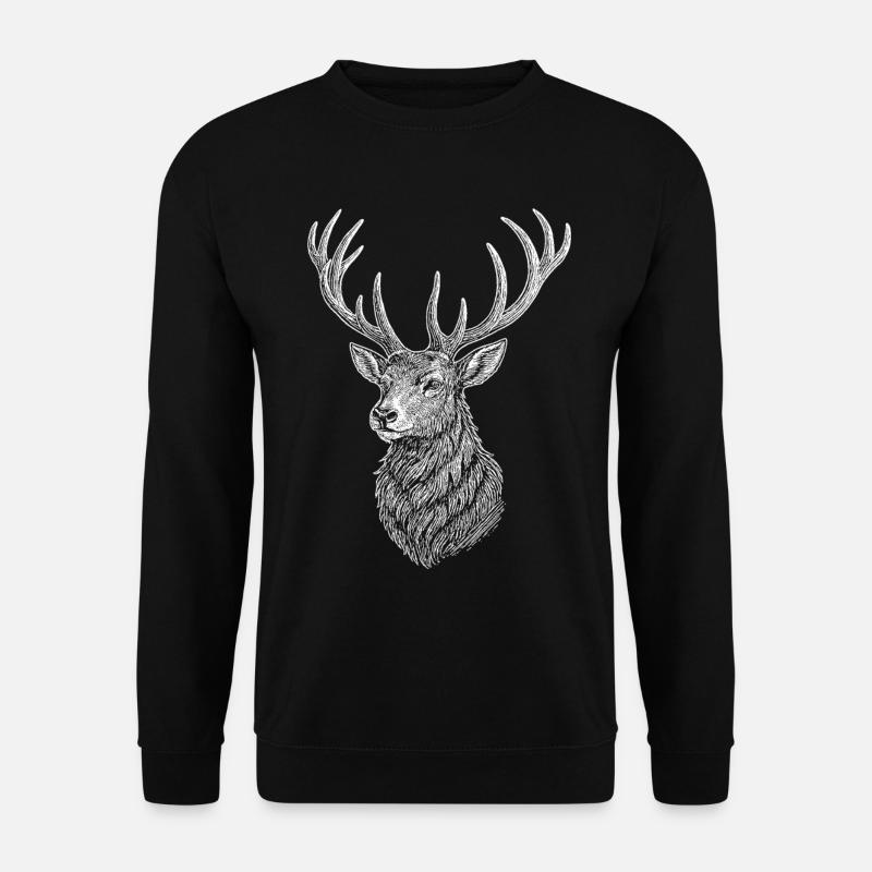 Deer - Unisex Sweatshirt - black
