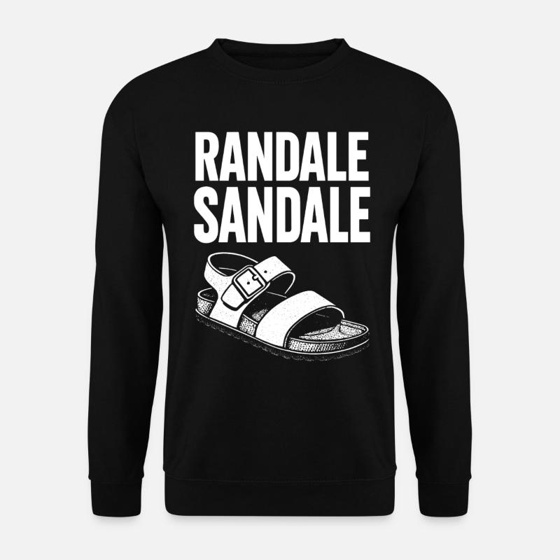 Randale-Sandale - Unisex Pullover - Schwarz