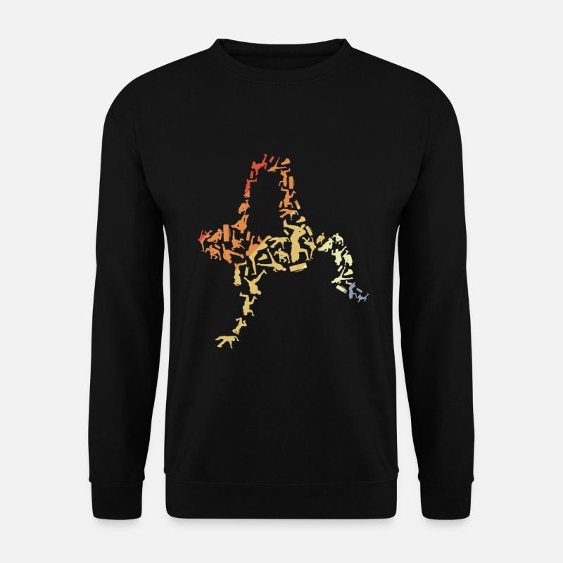 Breakdancer Vintage Look - Unisex Pullover - Schwarz