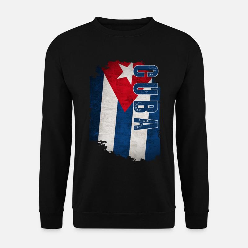 Kubanische Flagge, kubanischer Stolz - Unisex Pullover - Schwarz