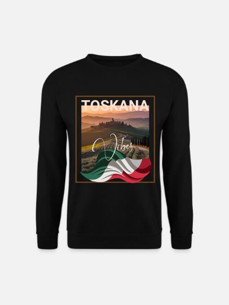 Ambiance toscane Région italienne - Sweat-shirt Unisexe - noir