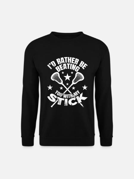 I'd Rather Be Beating You With My Stick - Unisex Pullover - Schwarz