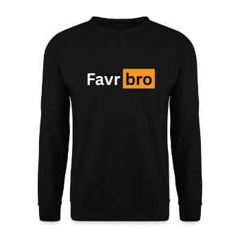 Frère - Sweat-shirt Unisexe - noir - Devant - Alina (178cm) & Michal (187cm)