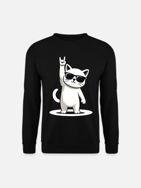 Rock'n' Miez - Unisex Pullover - Schwarz