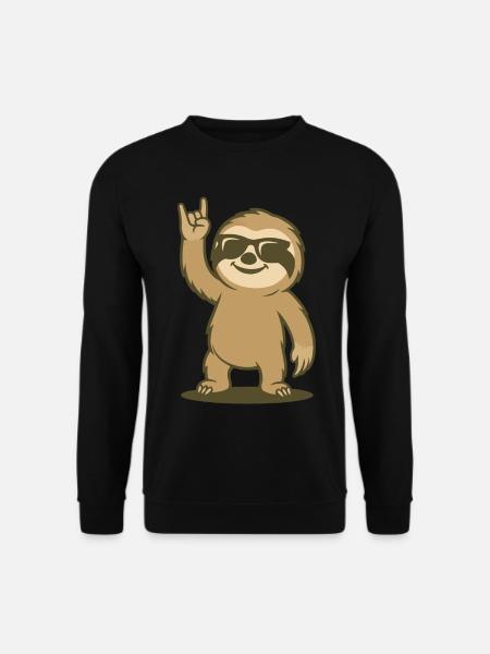 Lazy Rock Vibes - Unisex Sweatshirt - black