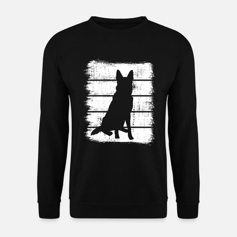 German Shepherd Sketch - Unisex Sweatshirt - black