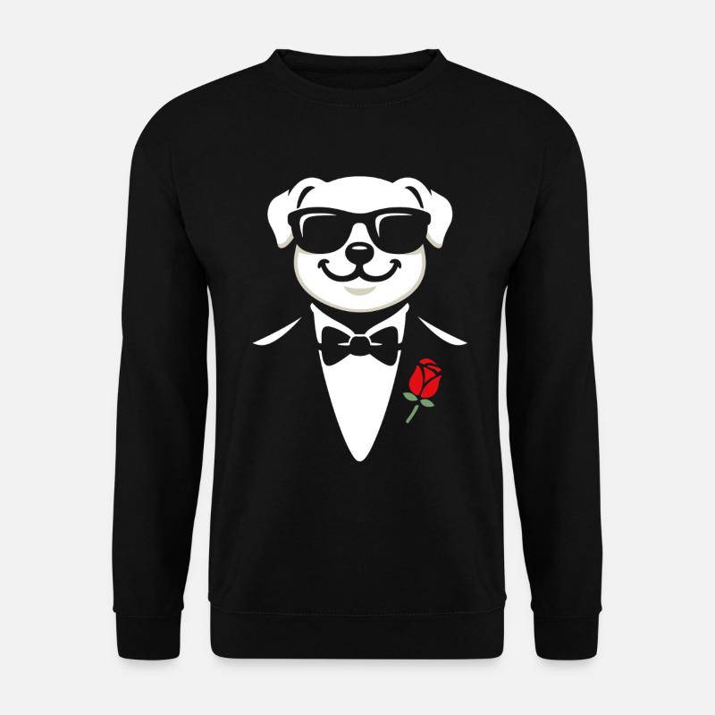 Gentleman Pup - Unisex Pullover - Schwarz