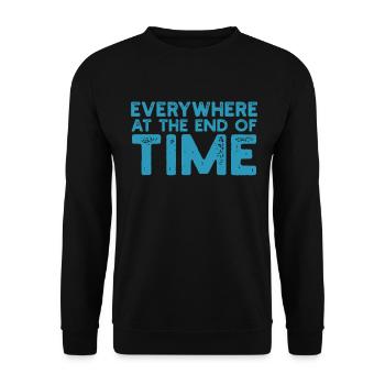 Everywhere At The End Of Time - Unisex Pullover - Schwarz - Vorne - Alina (178cm) & Michal (187cm)