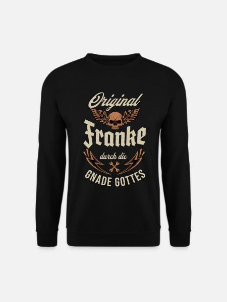 Original Franke durch die Gnade Gottes - Unisex Pullover - Schwarz