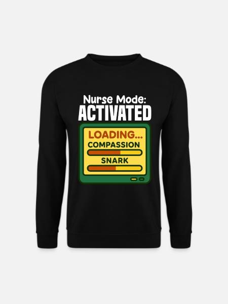 KRANKENSCHWESTER-MODUS AKTIVIERT - SCHWESTER-GESCHENK - Unisex Pullover - Schwarz