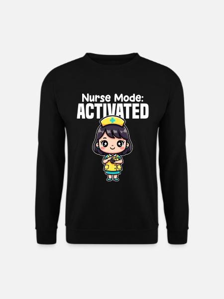 KRANKENSCHWESTER-MODUS AKTIVIERT - SCHWESTER-GESCHENK - Unisex Pullover - Schwarz