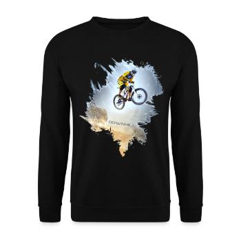 Surfez sur la chute - Sweat-shirt Unisexe - noir - Devant - Alina (178cm) & Michal (187cm)